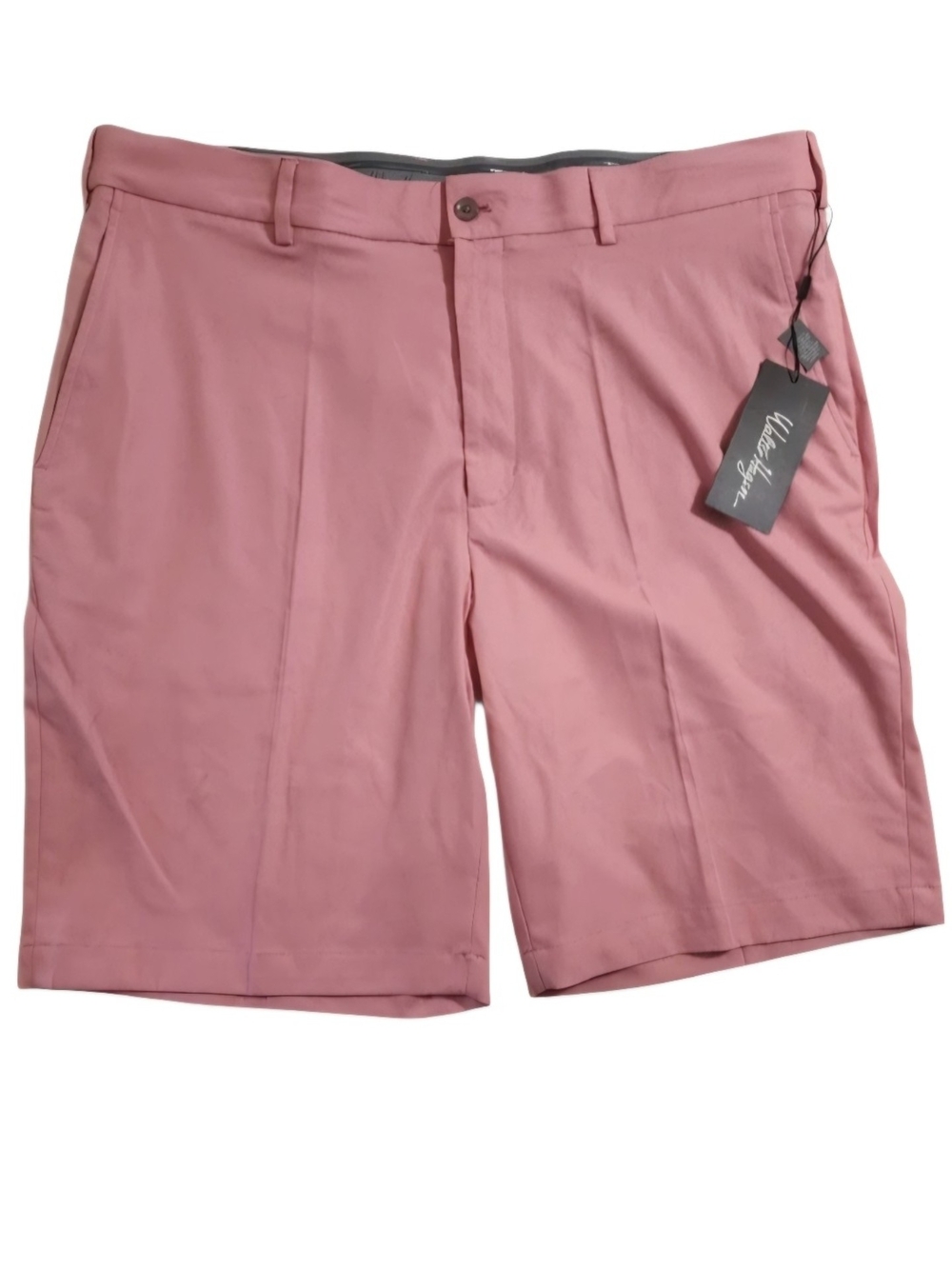 NWT Walter Hagen Pink Shorts Golf 40" W  10" inseam Great stretch Flat front